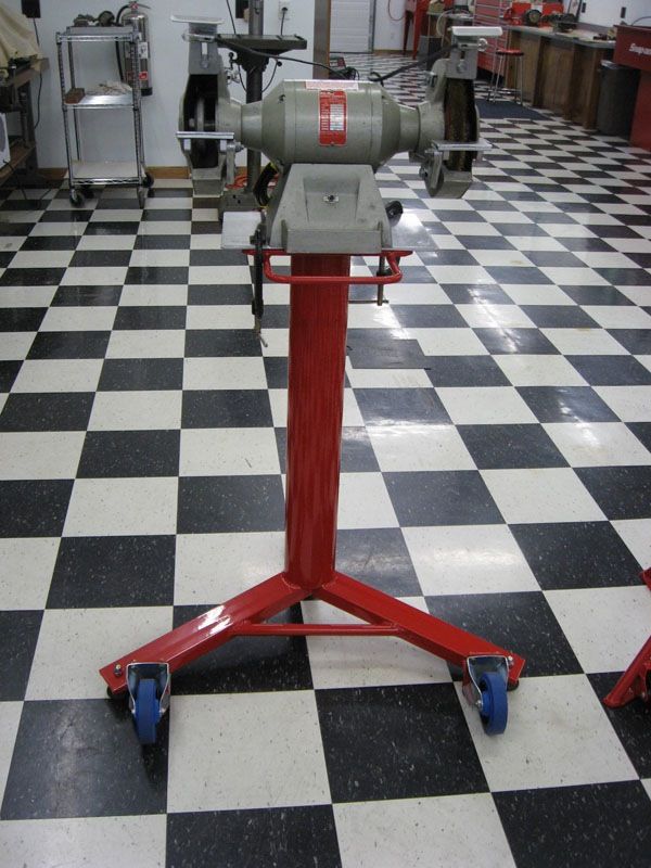 bench grinder stand plans